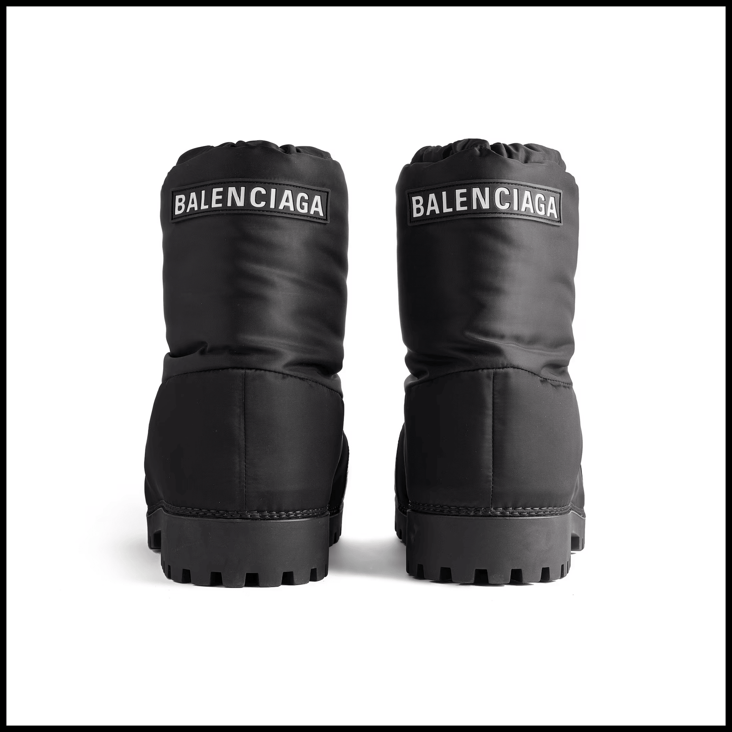 Alaska Low Boot in black nylon